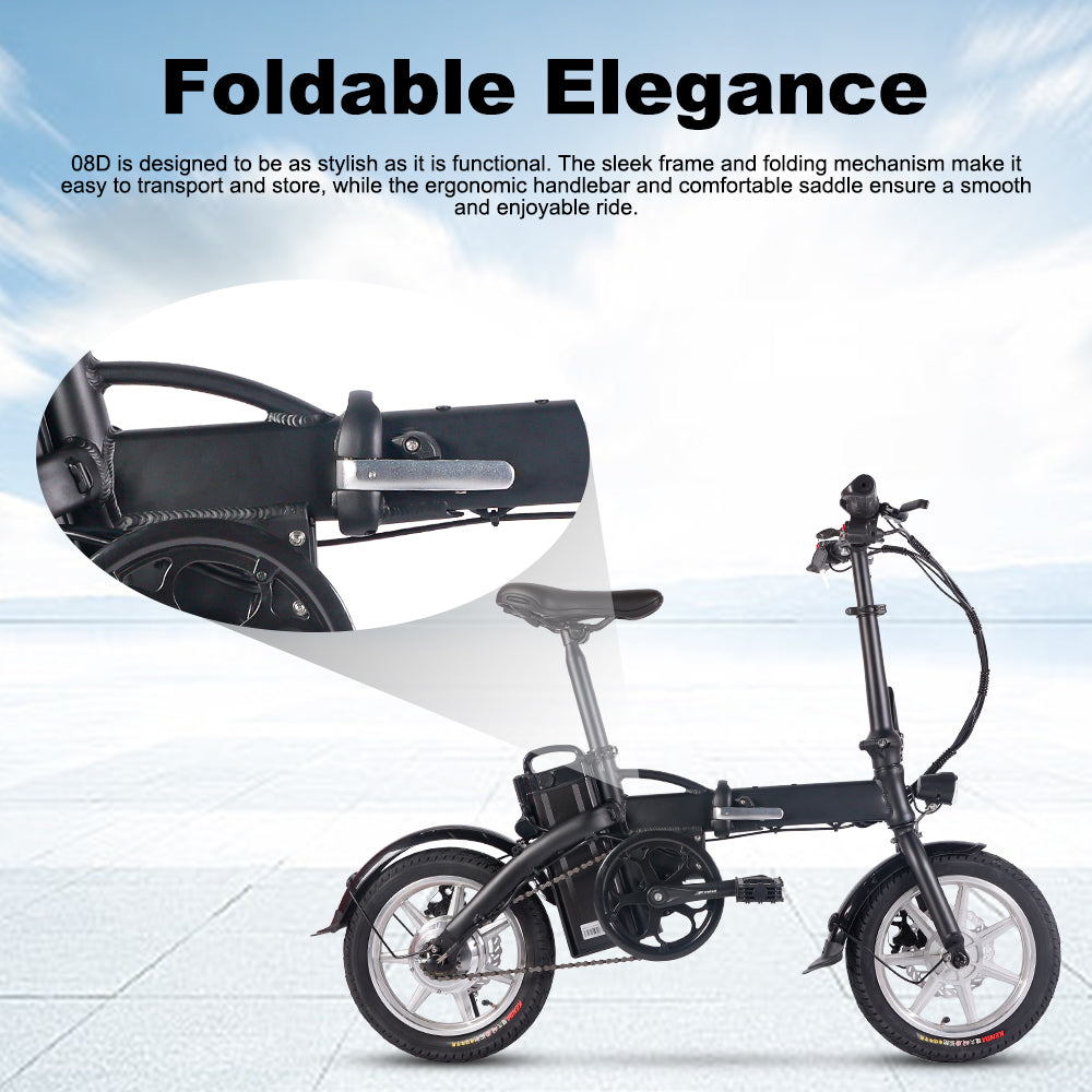 B08D 14” Folding Electric Bike