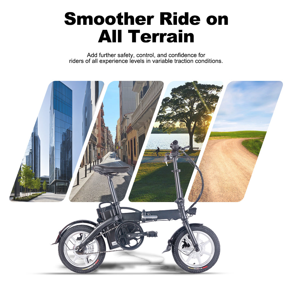B08D 14” Folding Electric Bike