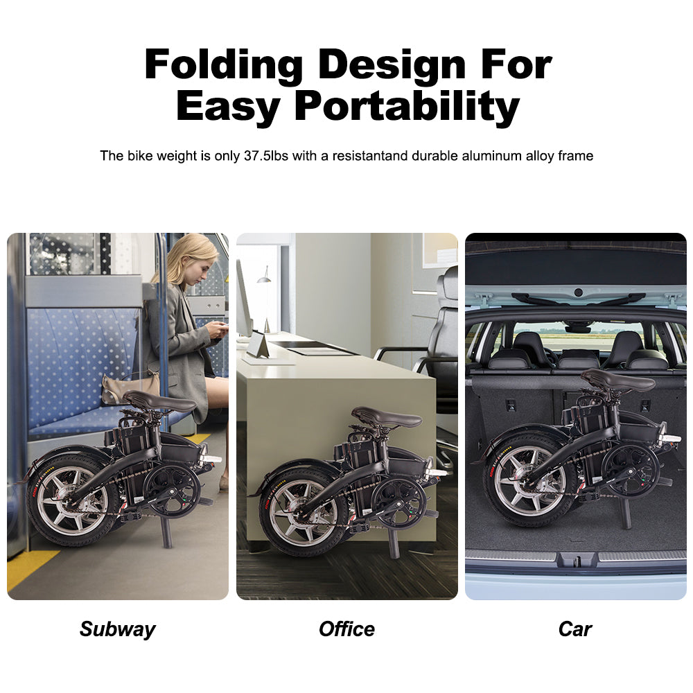 B08D 14” Folding Electric Bike