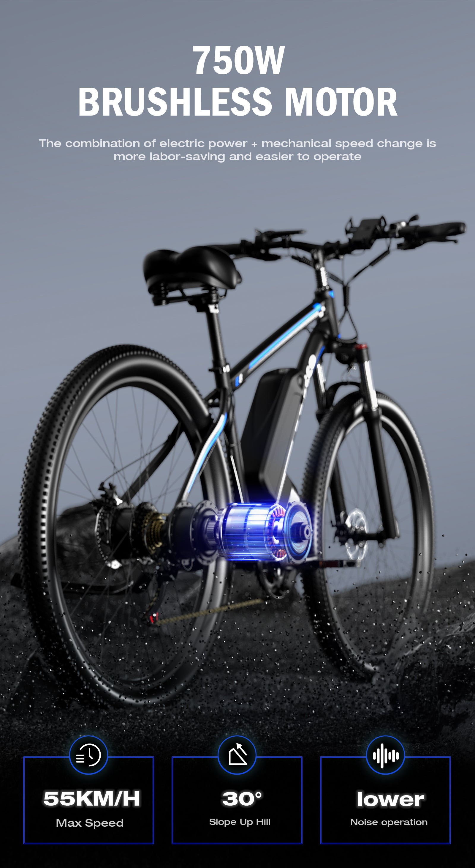 E8 Electric Mountain Bike