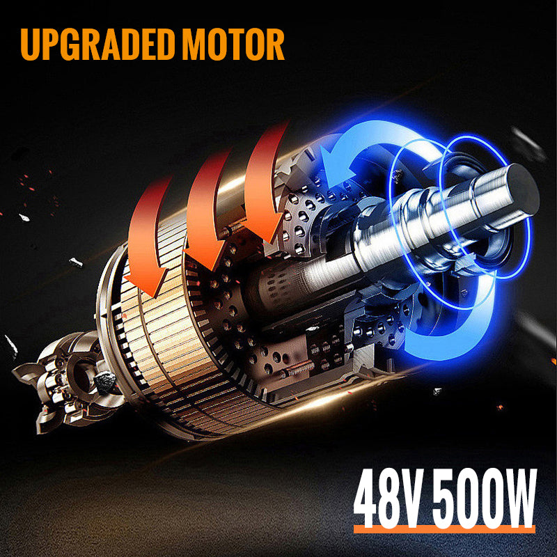 B28A Fat Tire Electric Bike 750W Motor 48V 15.6Ah Battery