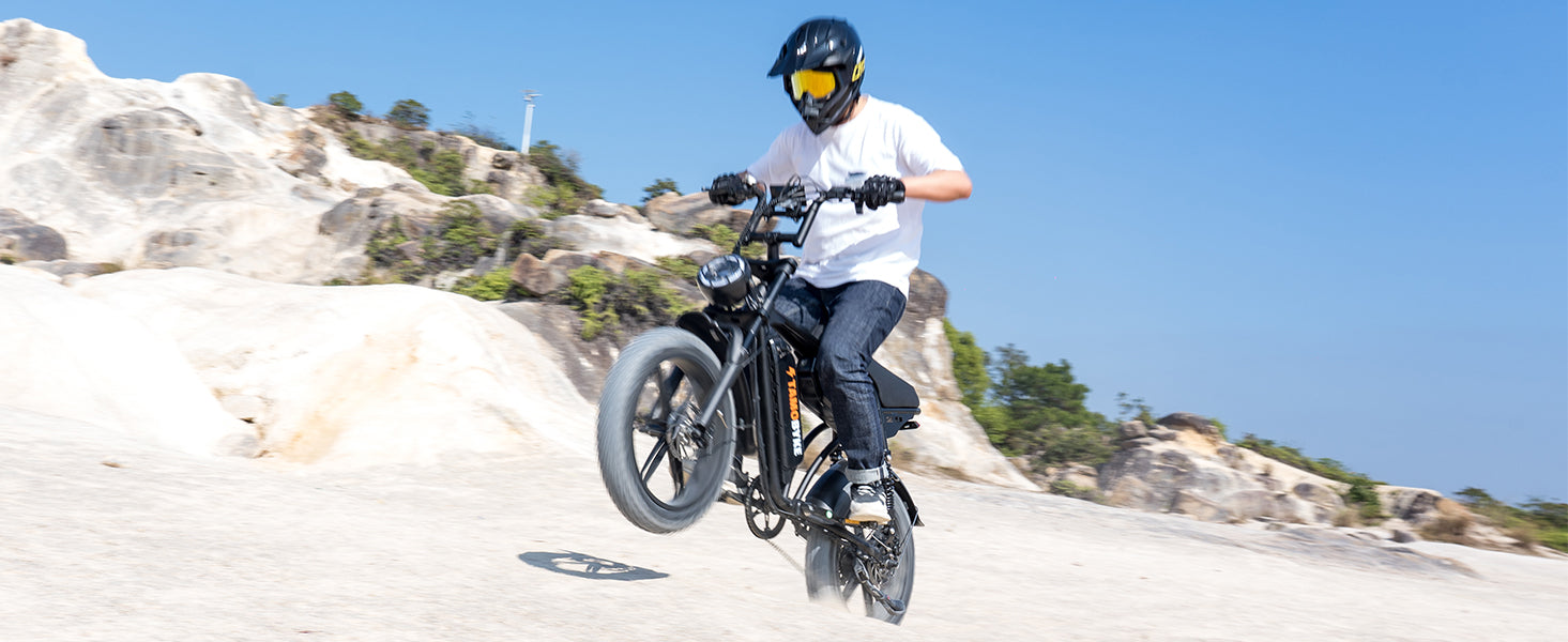 V29 PRO Fat Tire Electric Bike 1500W motor 48V 15.6AH*2 battery