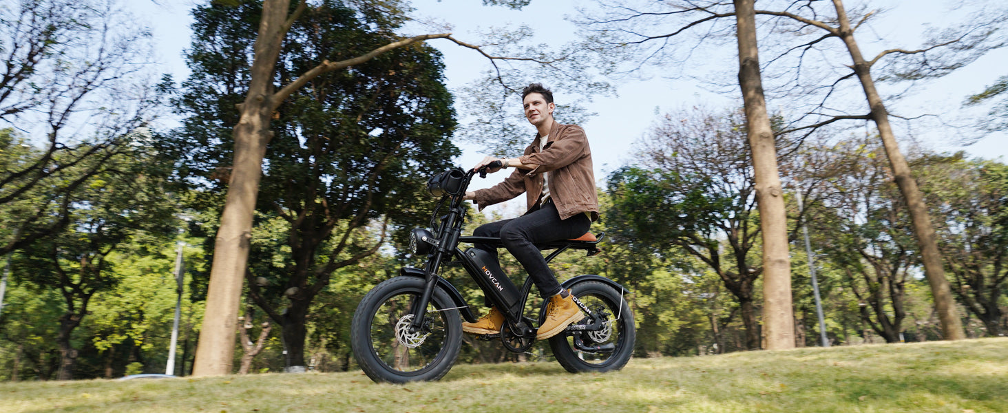 V60 PRO Fat Tire Electric Bike 1000W motor 48V 18.2AH battery - with front basket