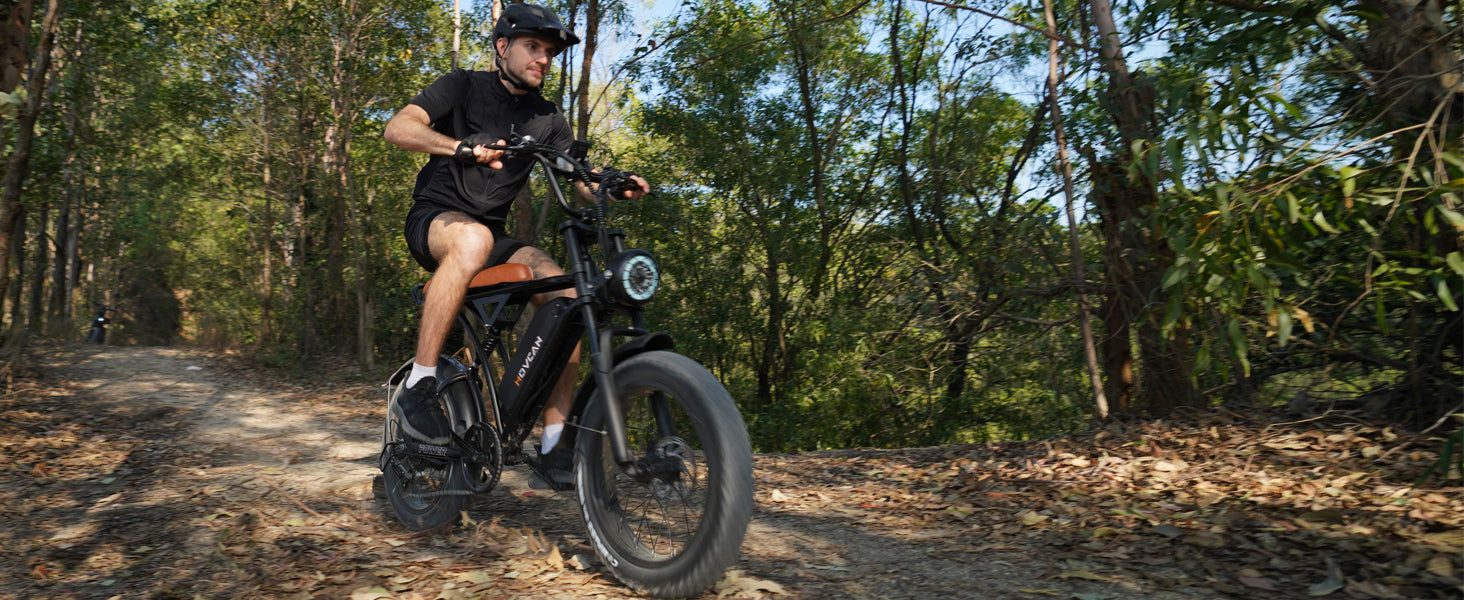 V60 PRO Fat Tire Electric Bike 1000W motor 48V 18.2AH battery - with front basket