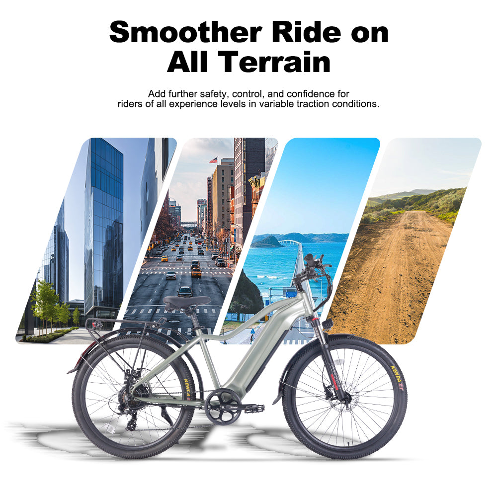 B52 Fat Tire Electric Bike 750W Motor 48V 15.6Ah Battery