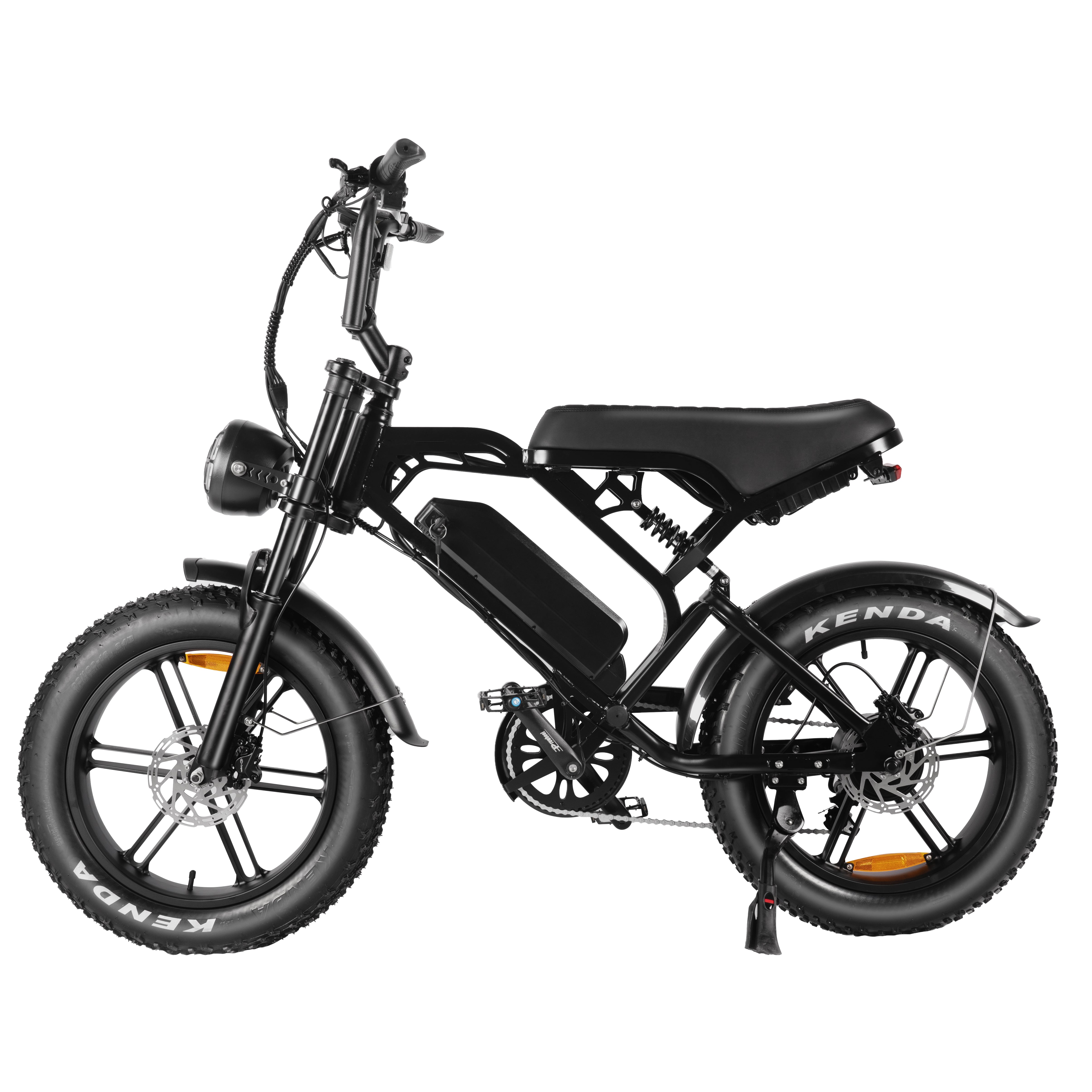 V29 Fat Tire Electric Bike 1000W motor 48V 15.6AH battery