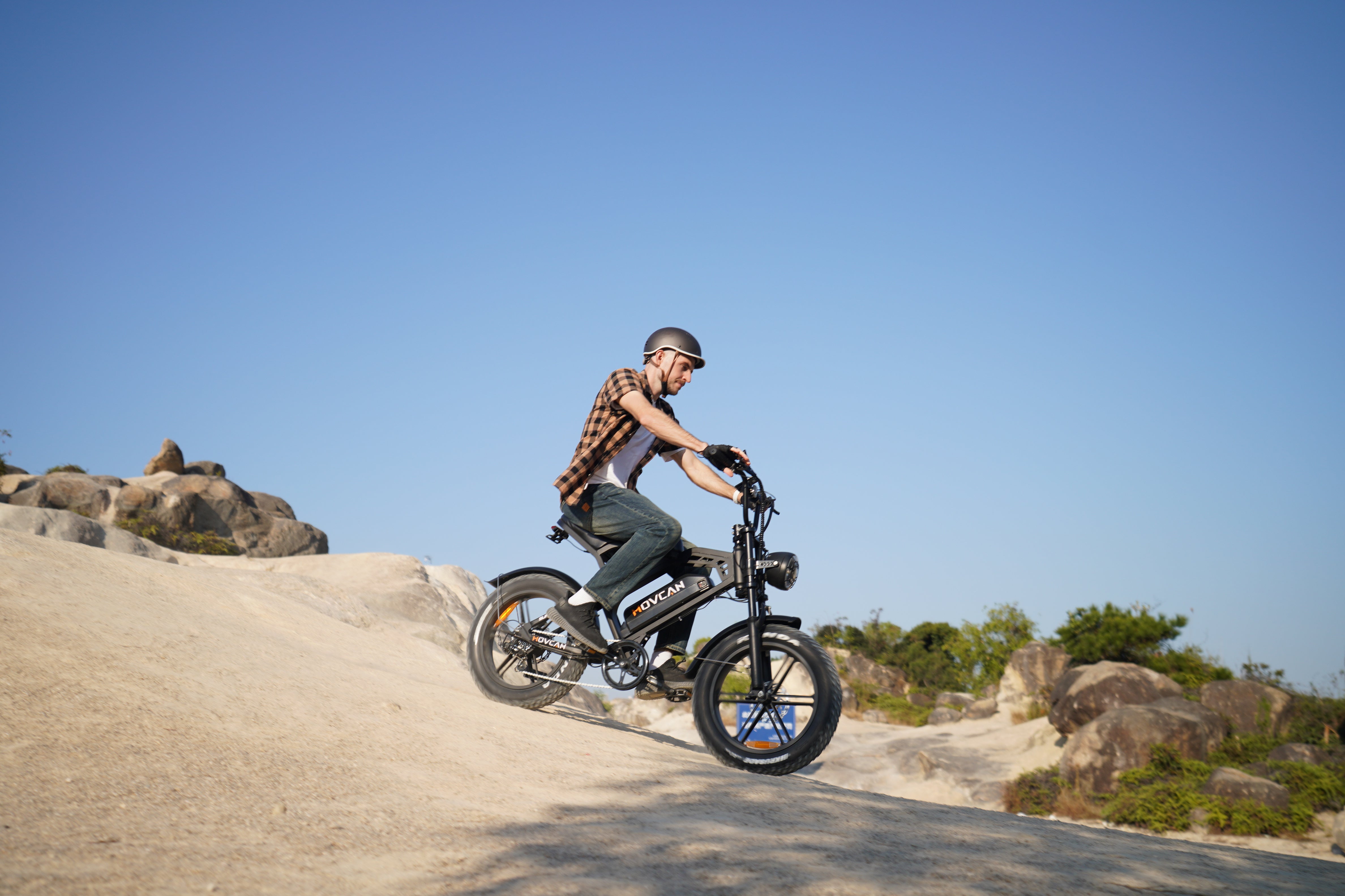 V20 Fat Tire Electric Bike 1000W motor 48V 15.6AH battery