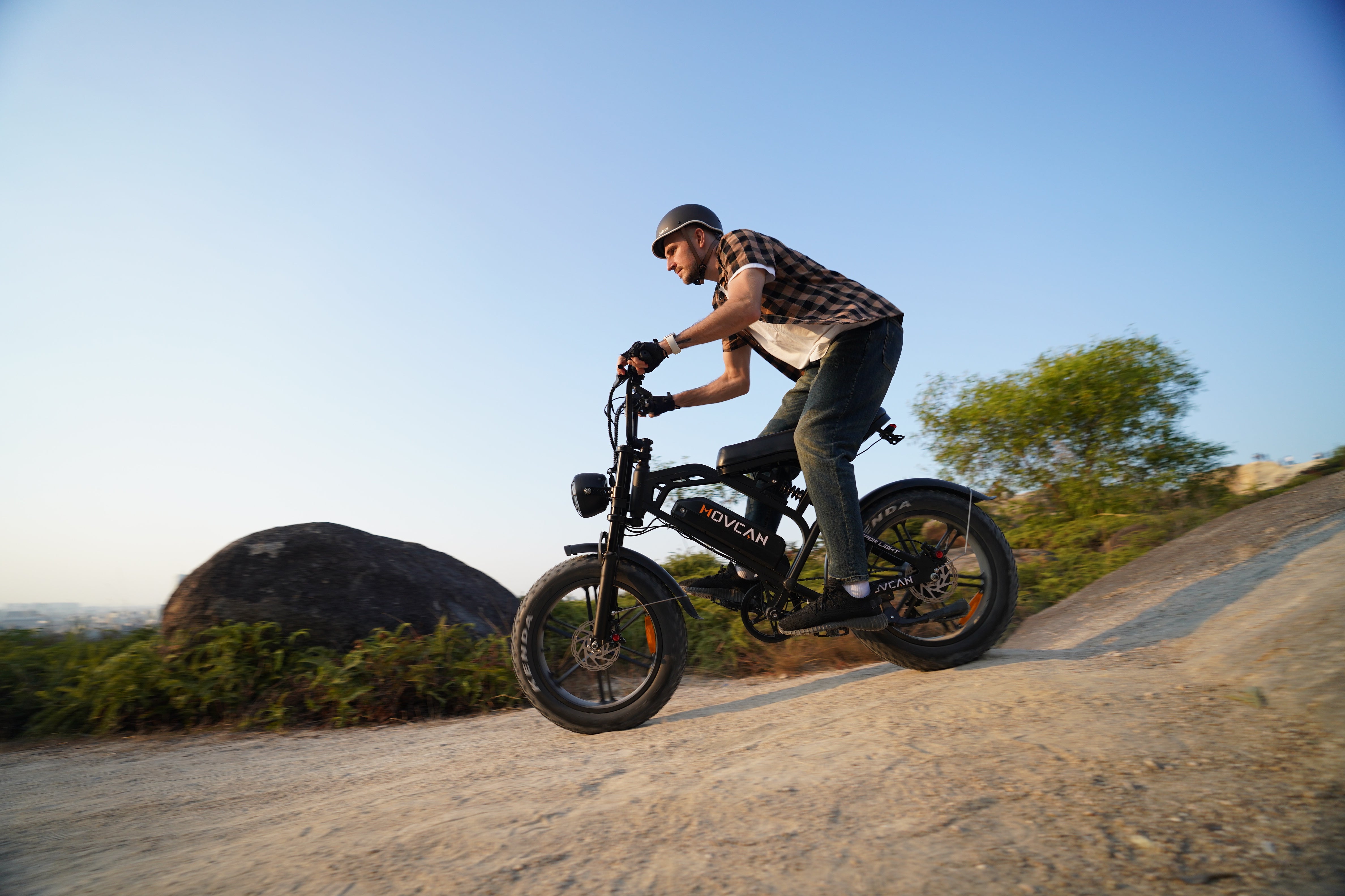 V20 Fat Tire Electric Bike 1000W motor 48V 15.6AH battery