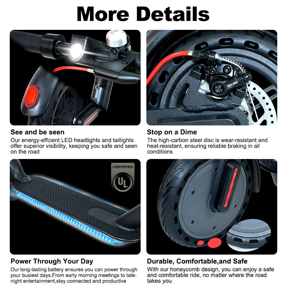 ES05 8.5" Folding Electric Scooter with app control function