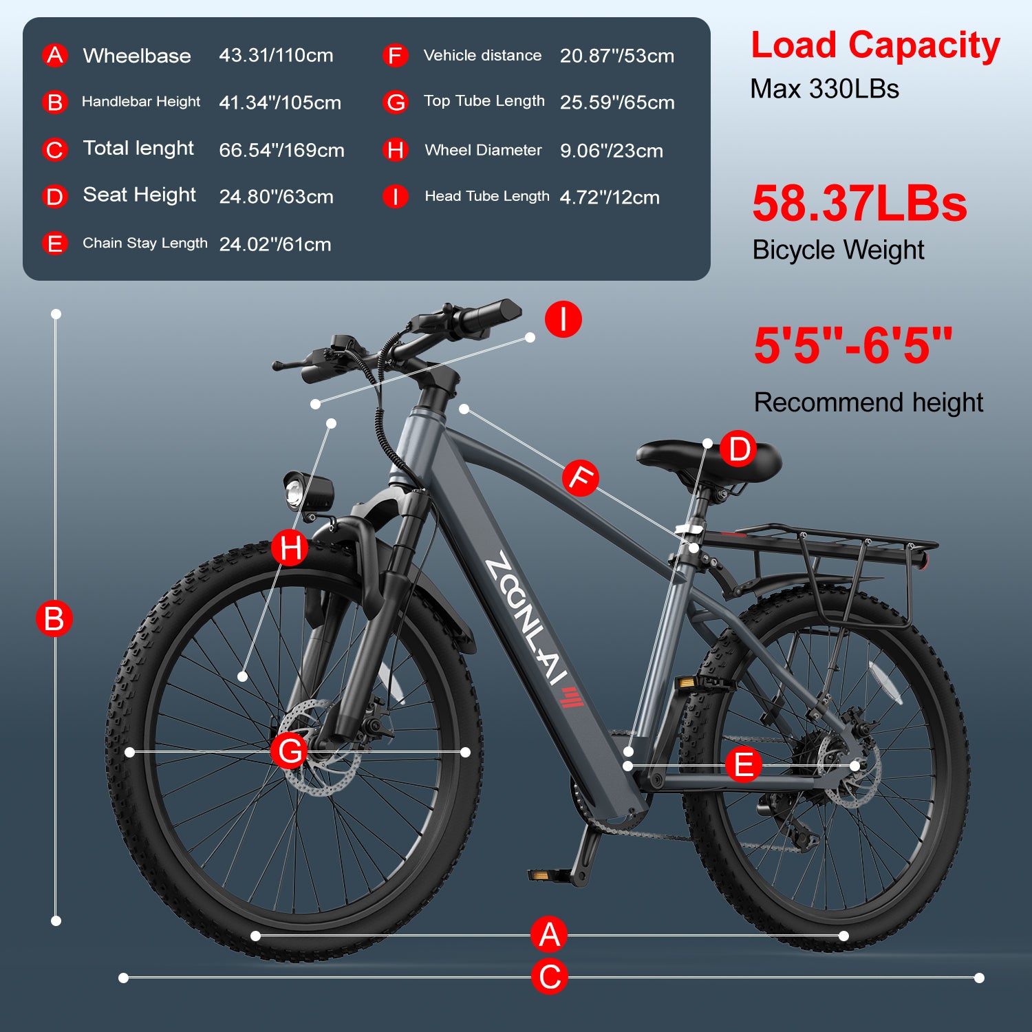 L26 Urban electric bicycle- 26"