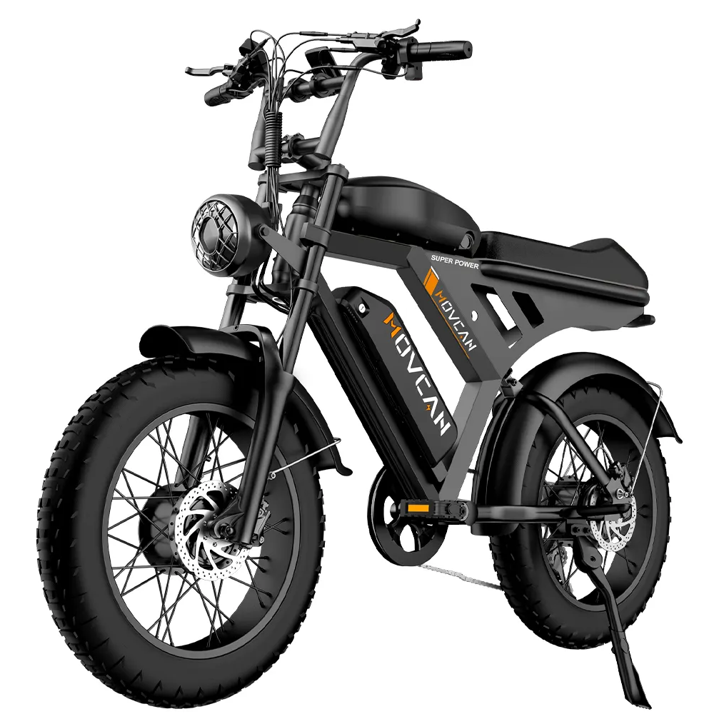 V30 PRO MAX Fat Tire Electric Bike 1000W motor 48V 15.6AH*2 battery