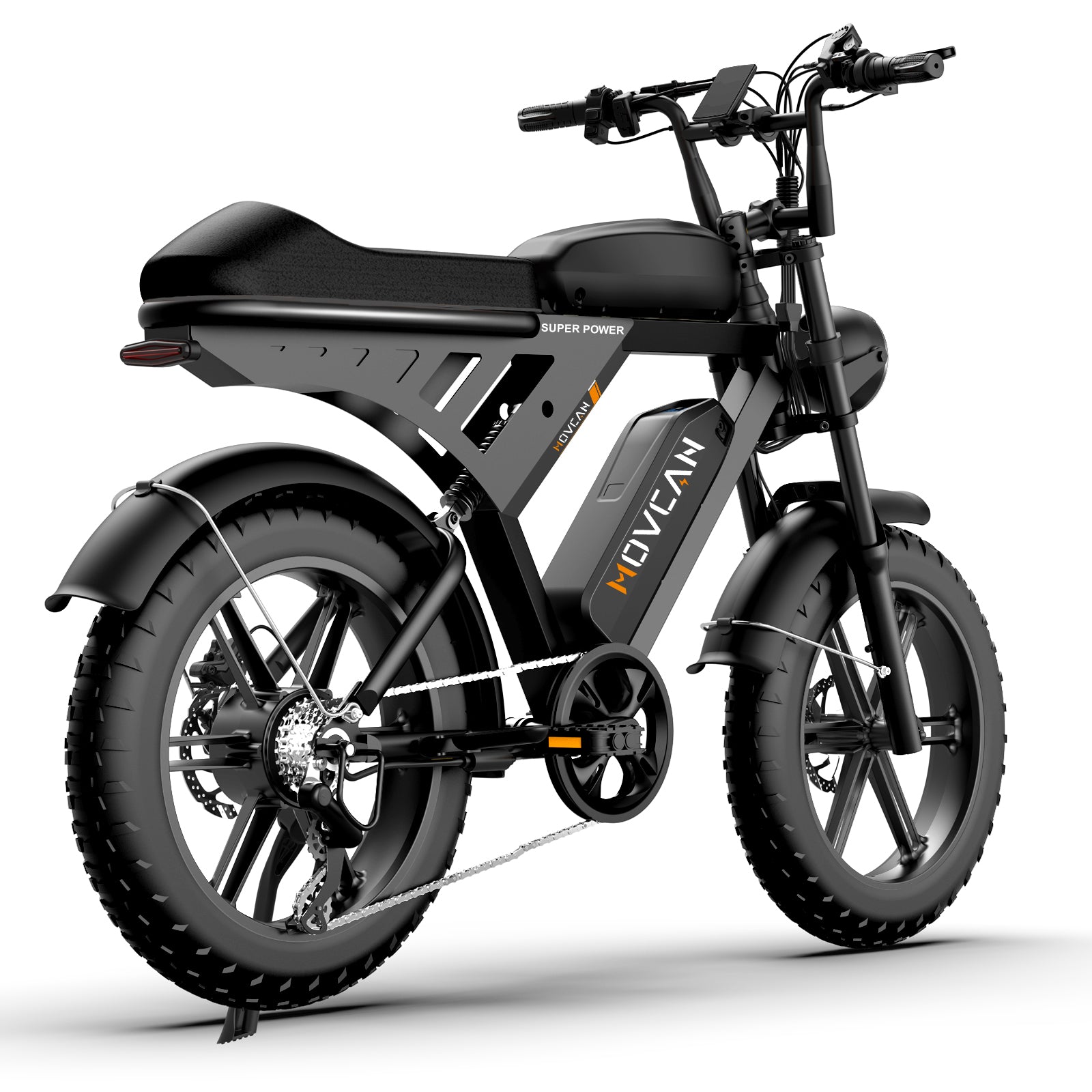 V30 MAX Fat Tire Electric Bike 1500W motor 48V 15.6AH*2 battery