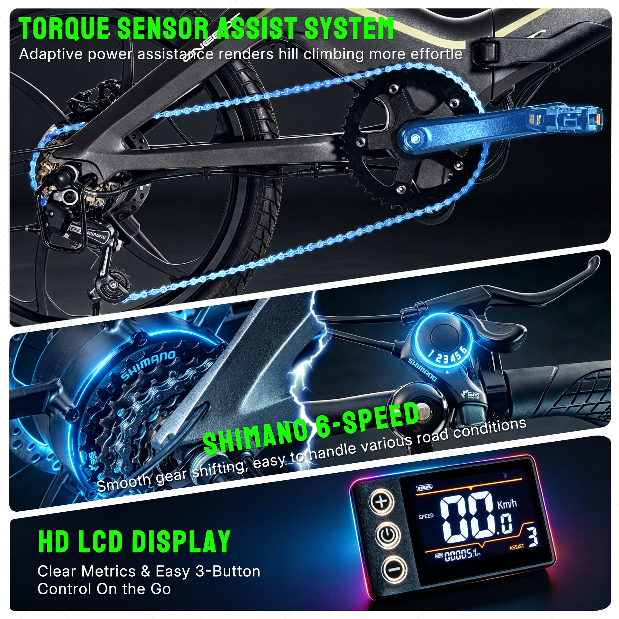 ONEBOT-Eagle folding Electric Bicycle ﻿