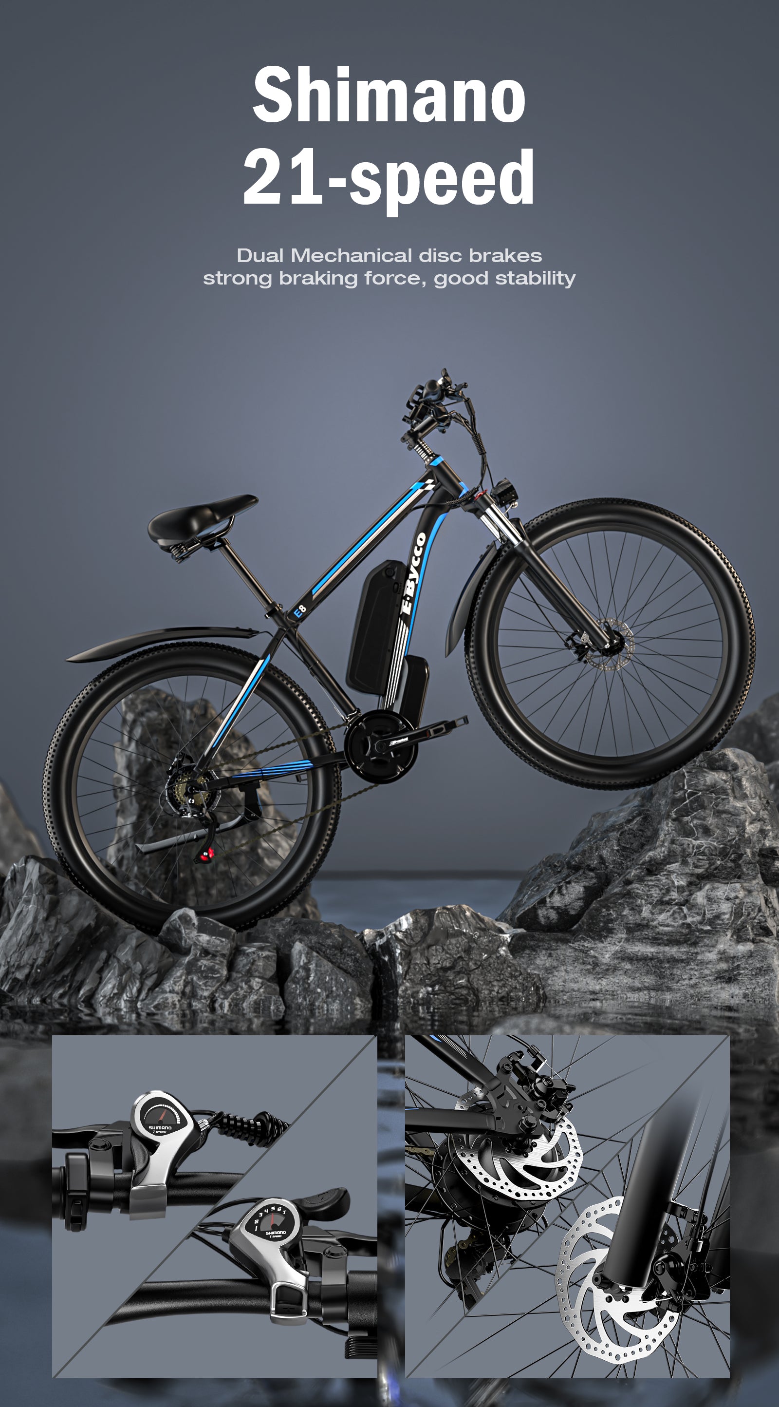 E8 Electric Mountain Bike