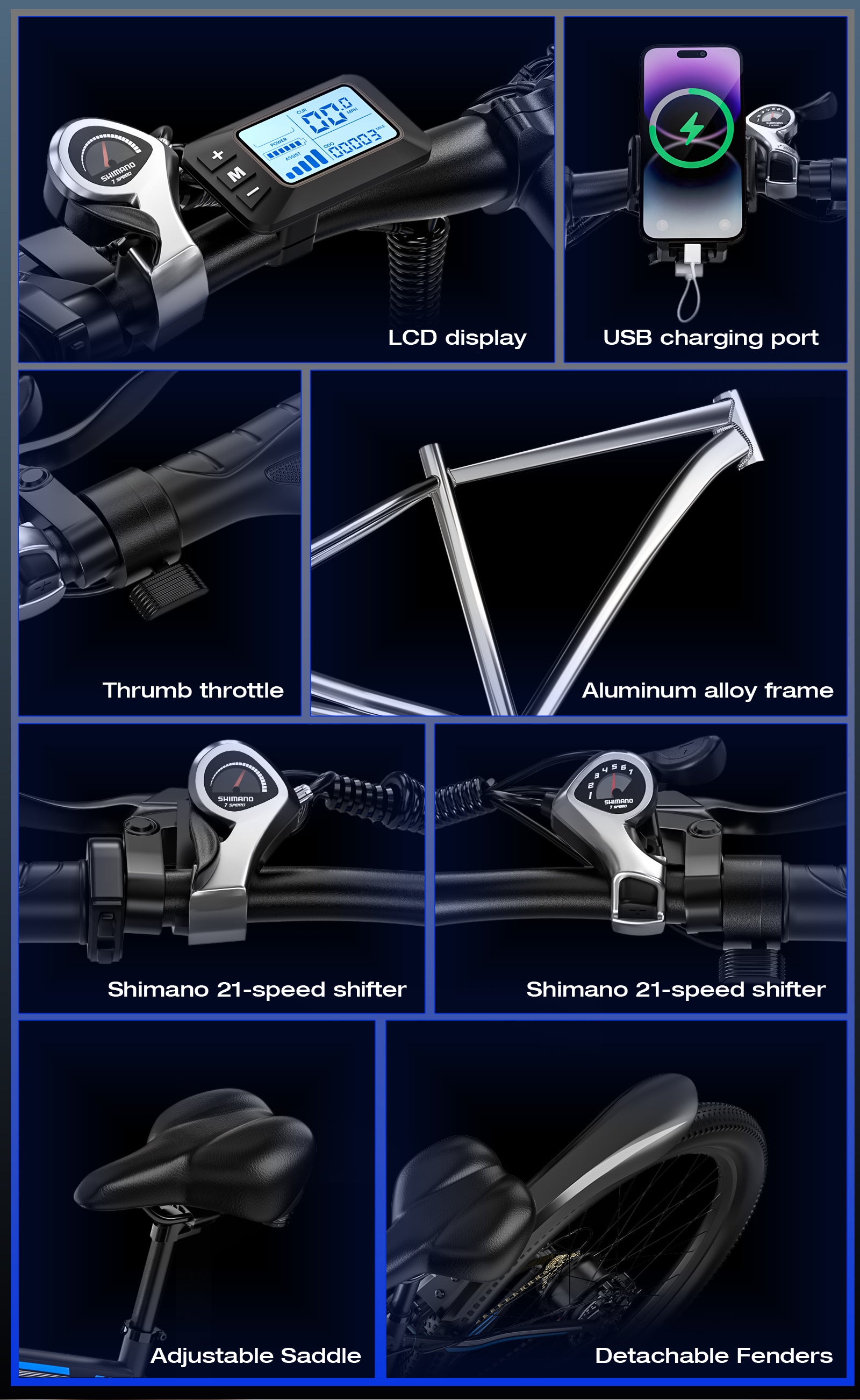 E8 Electric Mountain Bike