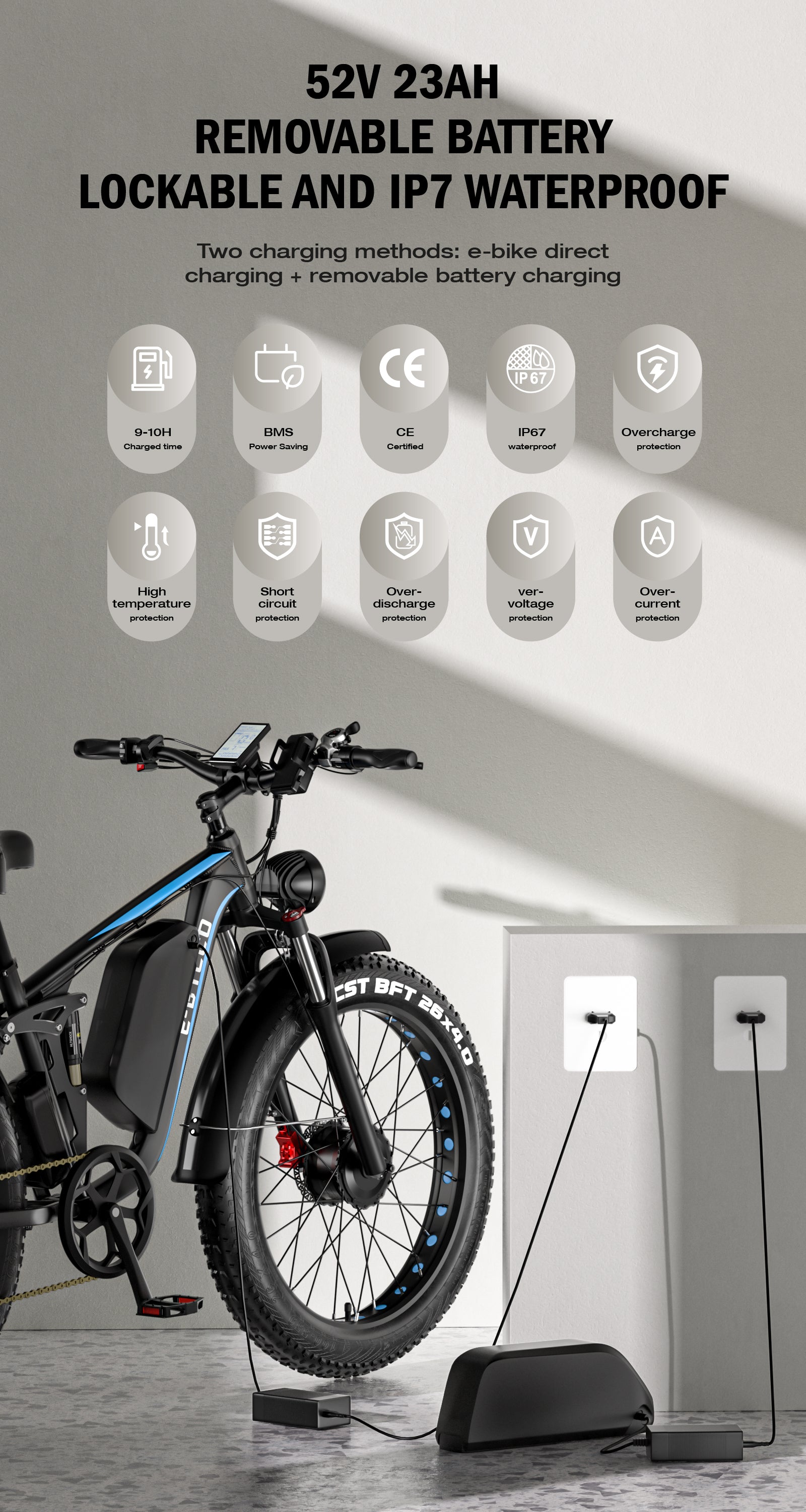 EB7 Pro Fat Tire Snow E-BIKE