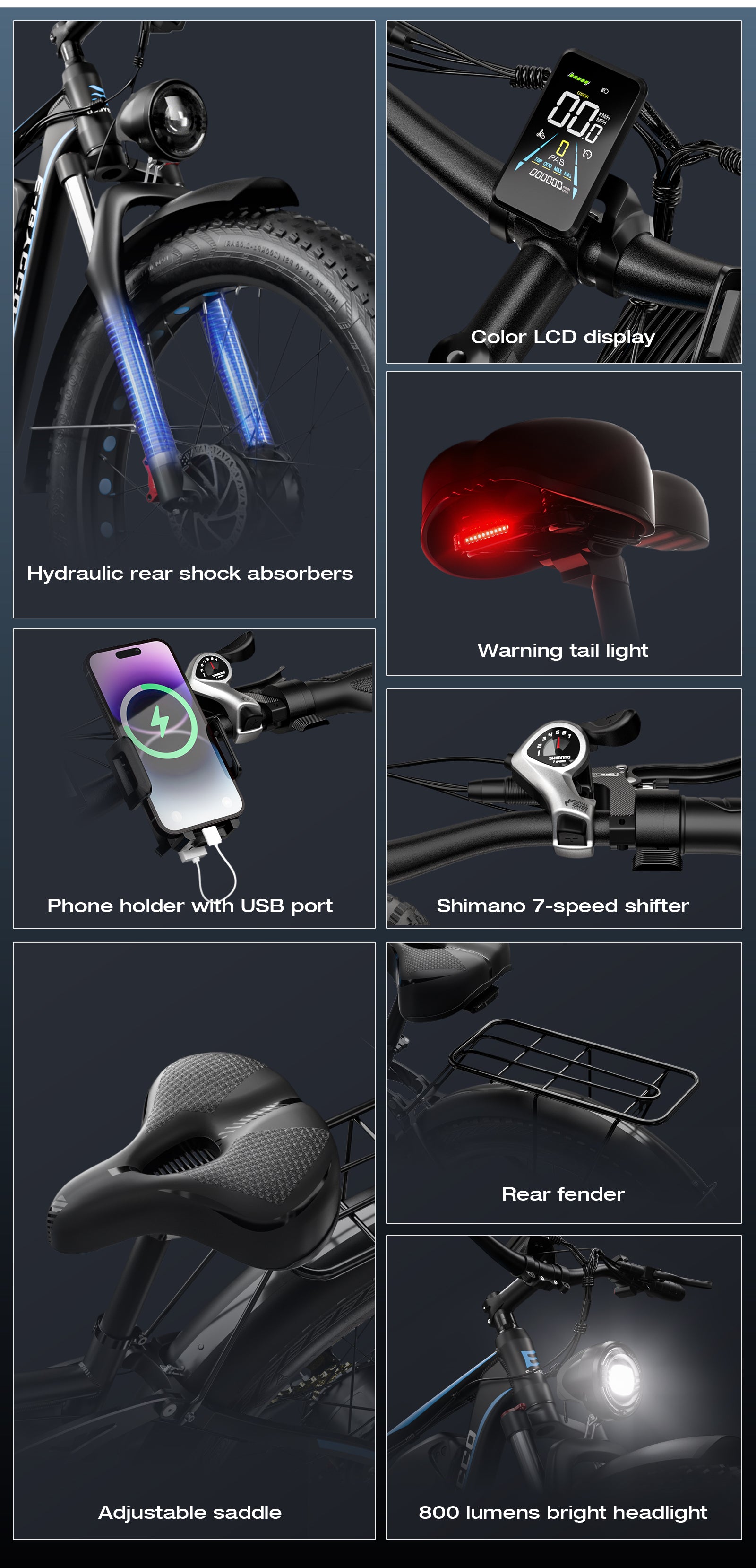 EB7 Pro Fat Tire Snow E-BIKE