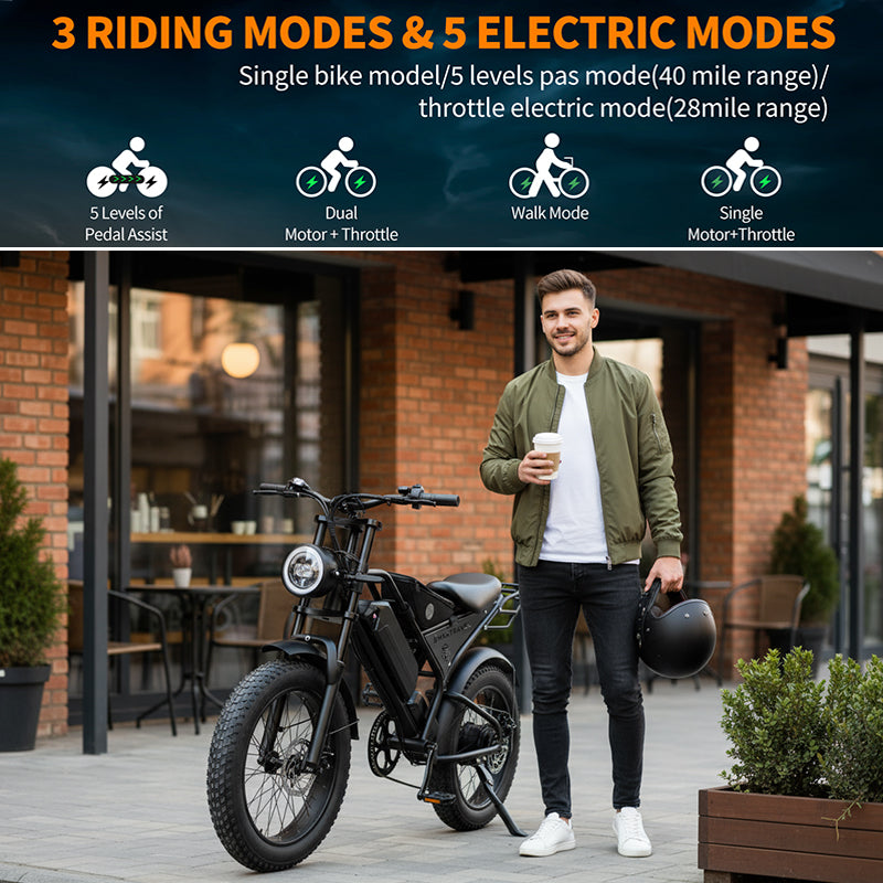 DK400Pro  Trendy Fat Tire E-bike