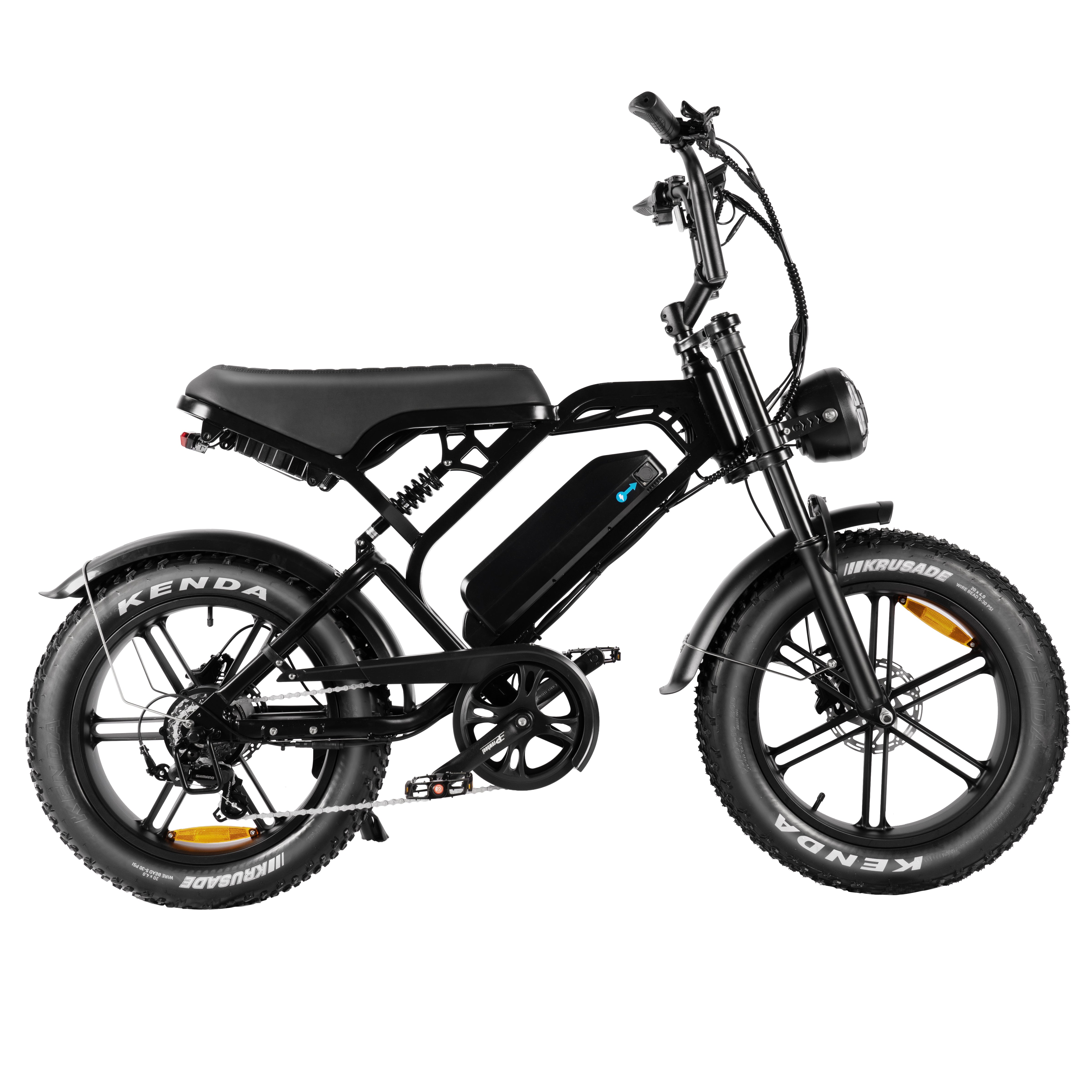 V29 Fat Tire Electric Bike 1000W motor 48V 15.6AH battery