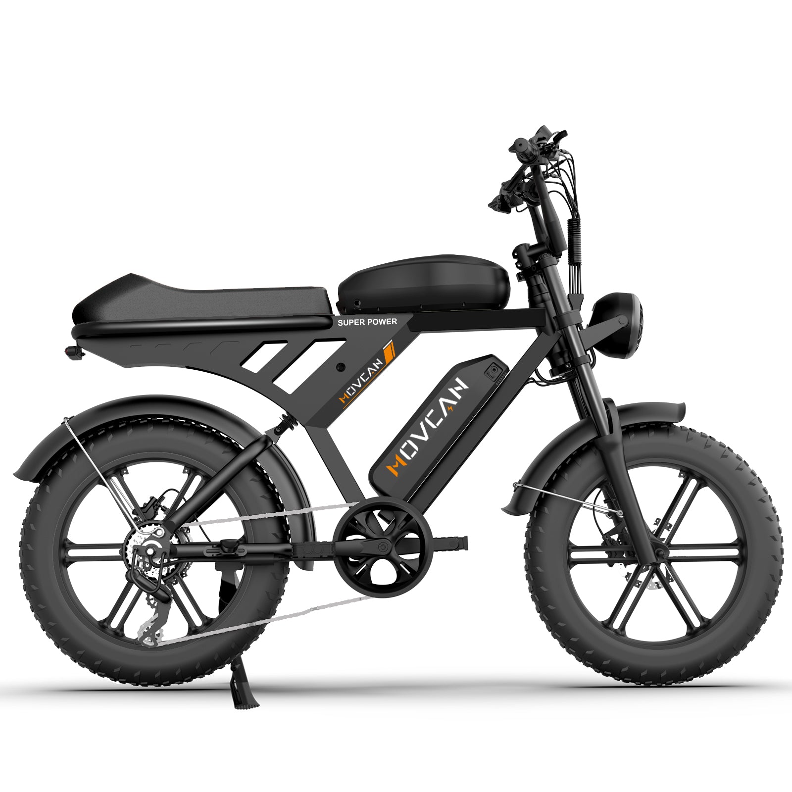 V30 MAX Fat Tire Electric Bike 1500W motor 48V 15.6AH*2 battery