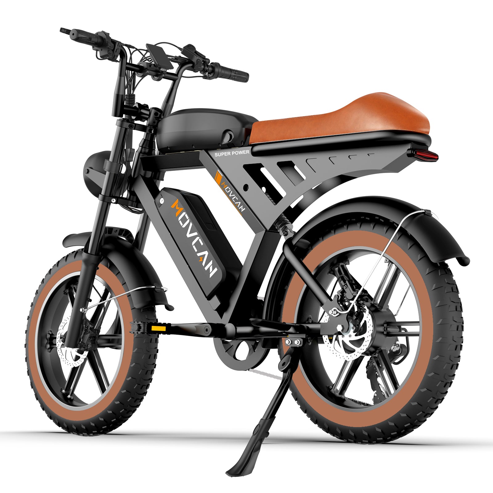 V30 MAX Fat Tire Electric Bike 1500W motor 48V 15.6AH*2 battery